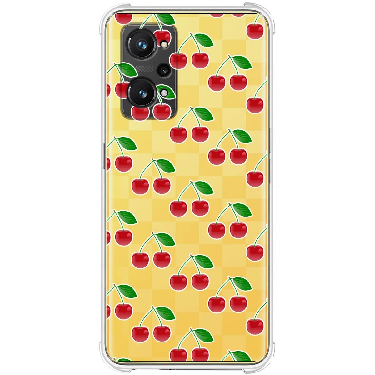 Funda Silicona Antigolpes para Realme GT Neo 3T 5G diseño Cerezas Dibujos