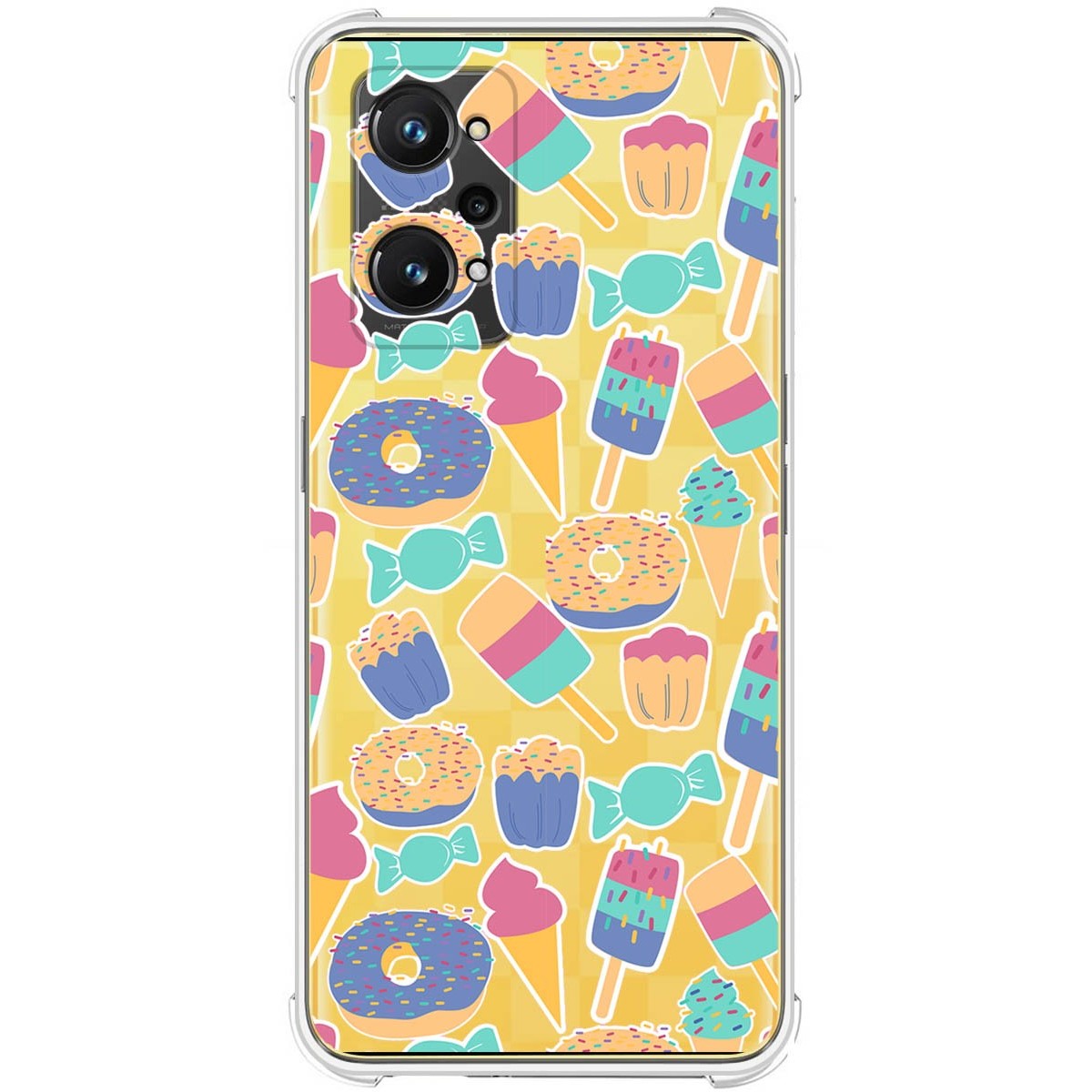 Funda Silicona Antigolpes para Realme GT Neo 3T 5G diseño Dulces 02 Dibujos
