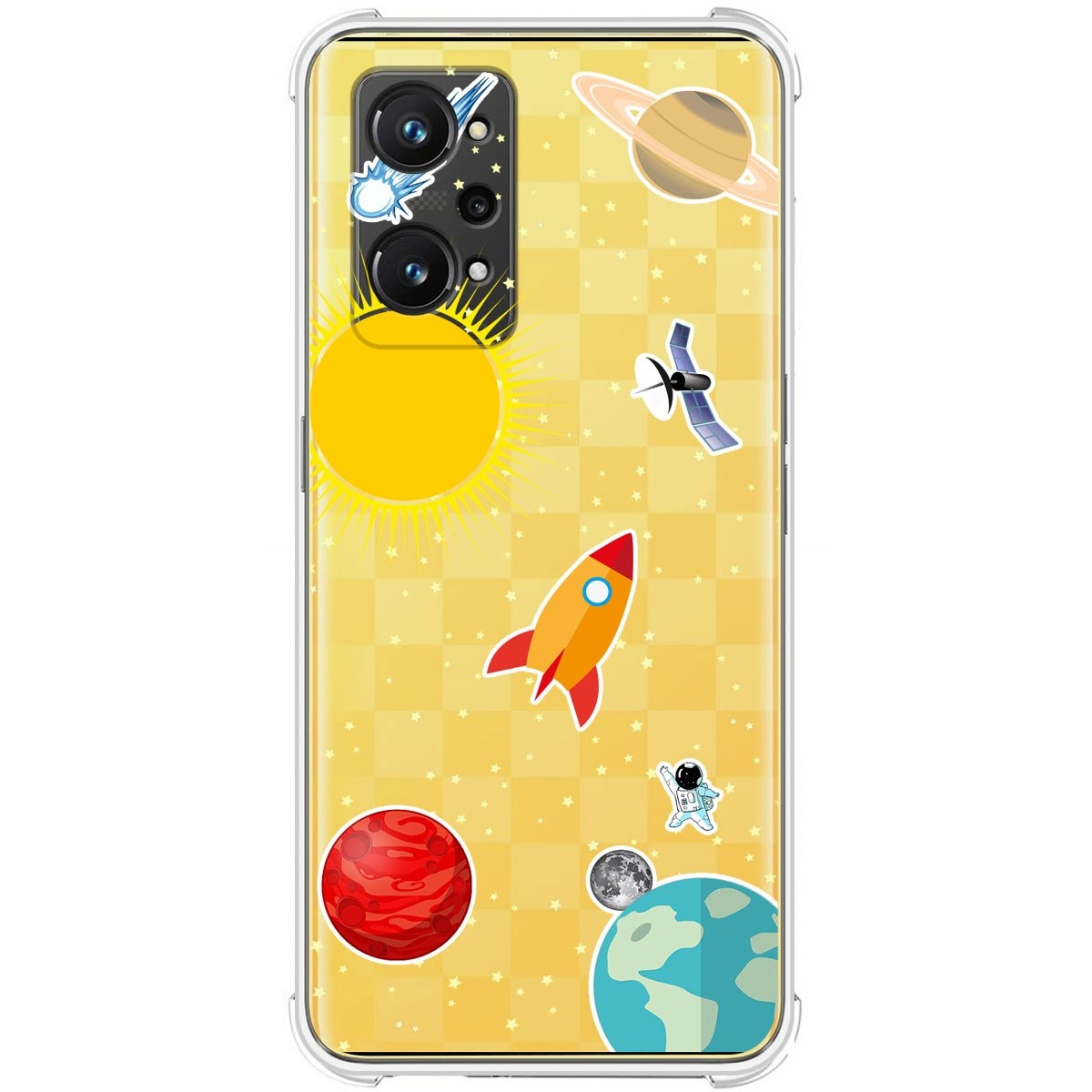 Funda Silicona Antigolpes para Realme GT Neo 3T 5G diseño Espacio Dibujos
