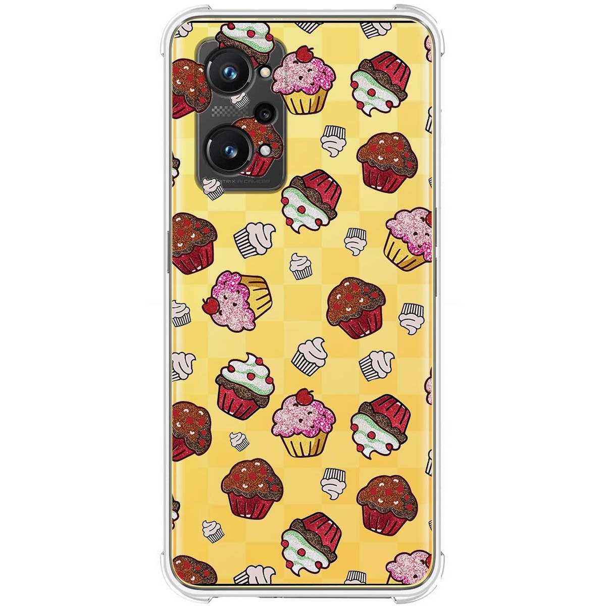 Funda Silicona Antigolpes para Realme GT Neo 3T 5G diseño Muffins Dibujos