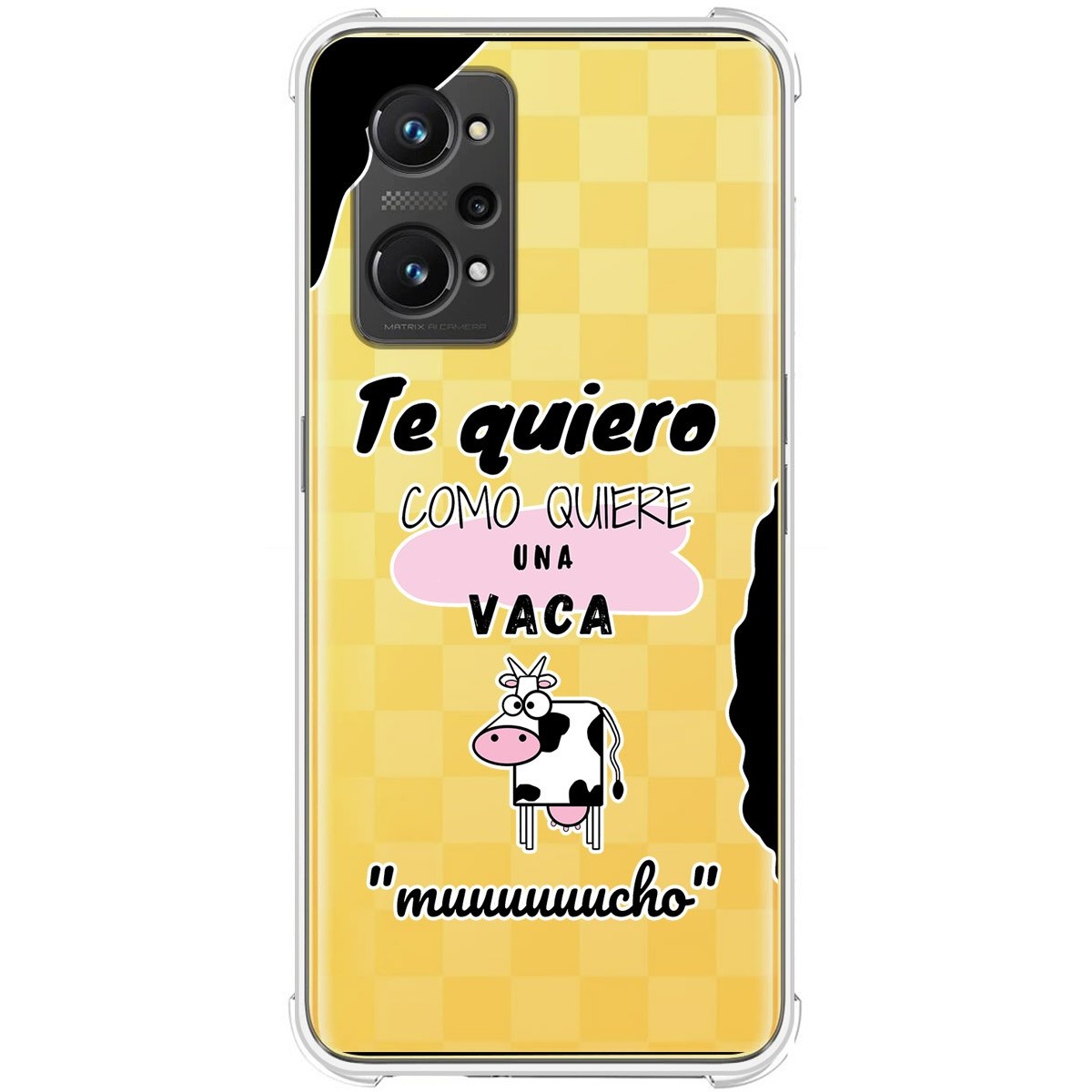 Funda Silicona Antigolpes para Realme GT Neo 3T 5G diseño Vaca Dibujos