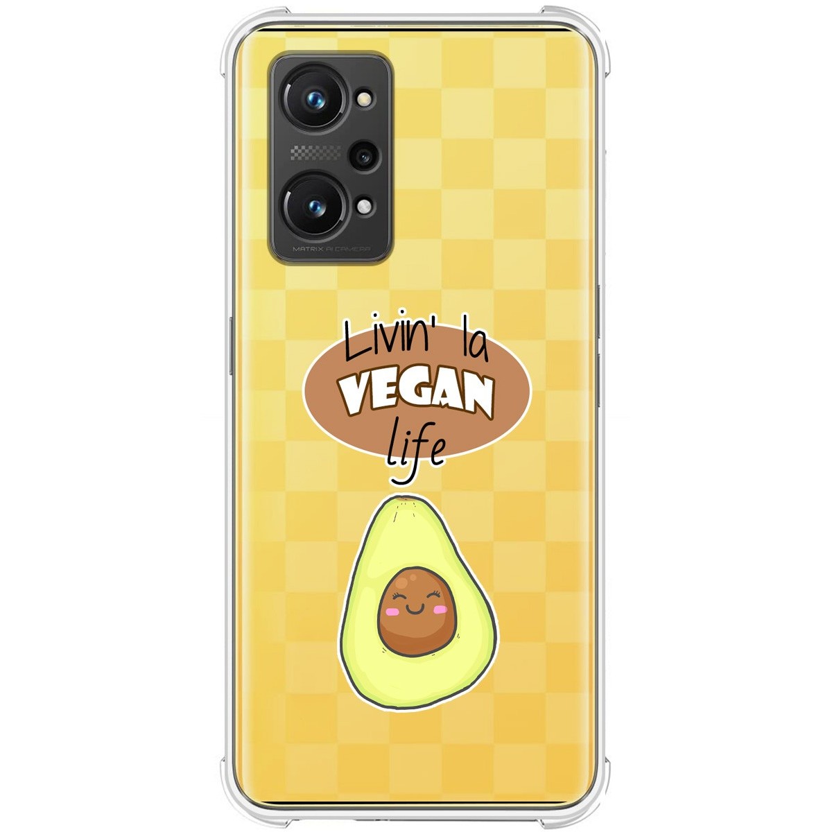 Funda Silicona Antigolpes para Realme GT Neo 3T 5G diseño Vegan Life Dibujos