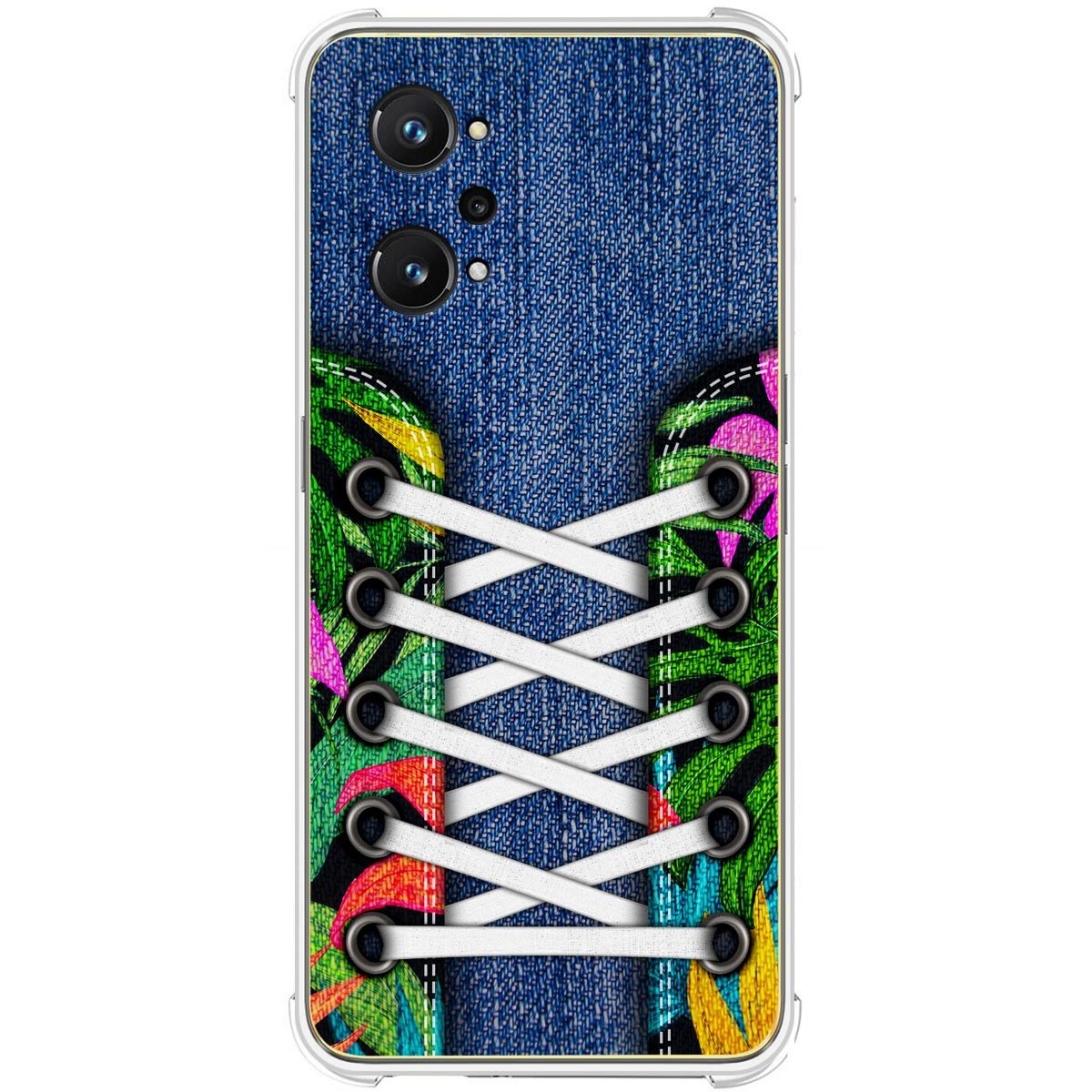 Funda Silicona Antigolpes para Realme GT Neo 3T 5G diseño Zapatillas 13 Dibujos
