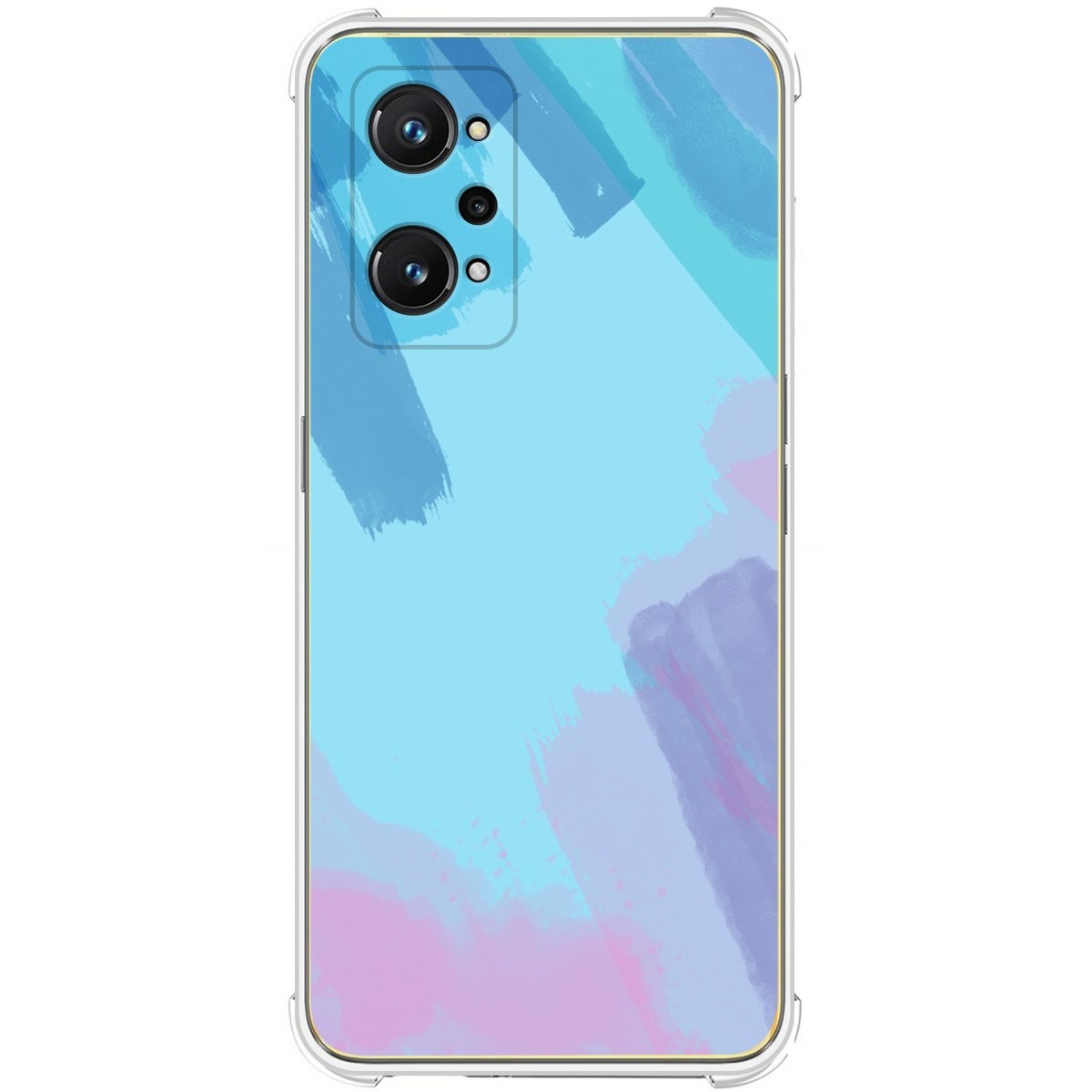 Funda Silicona Antigolpes para Realme GT Neo 3T 5G diseño Acuarela 10 Dibujos