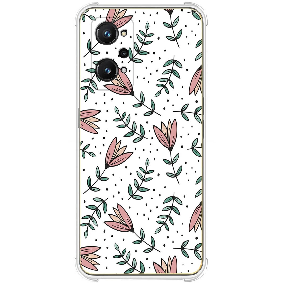 Funda Silicona Antigolpes para Realme GT Neo 3T 5G diseño Flores 01 Dibujos