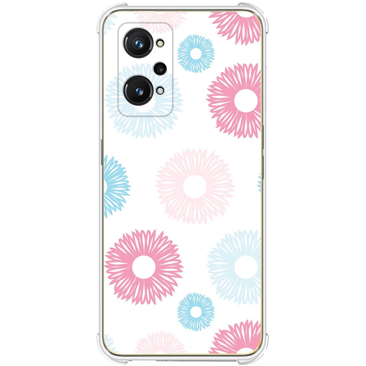 Funda Silicona Antigolpes para Realme GT Neo 3T 5G diseño Flores 06 Dibujos