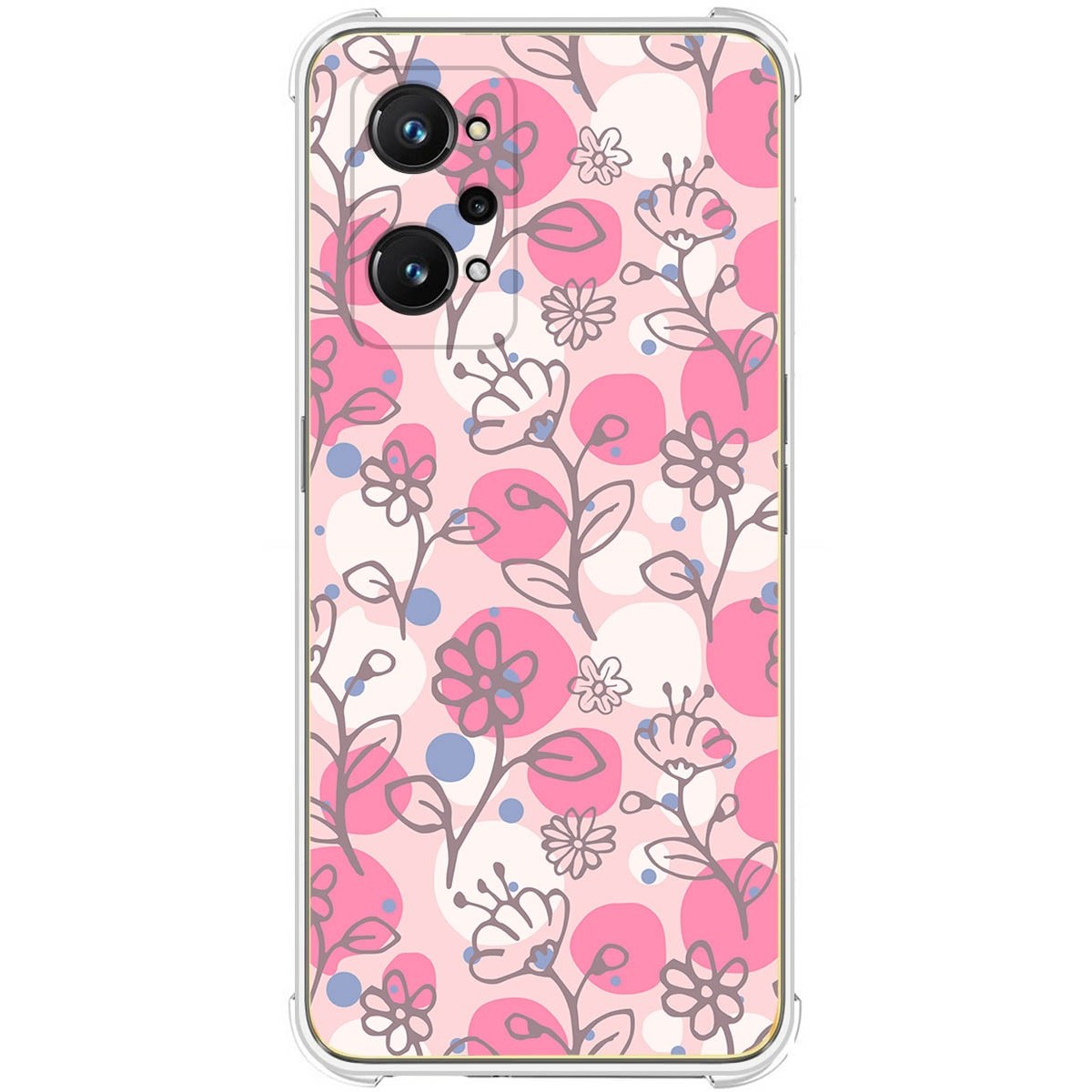 Funda Silicona Antigolpes para Realme GT Neo 3T 5G diseño Flores 07 Dibujos