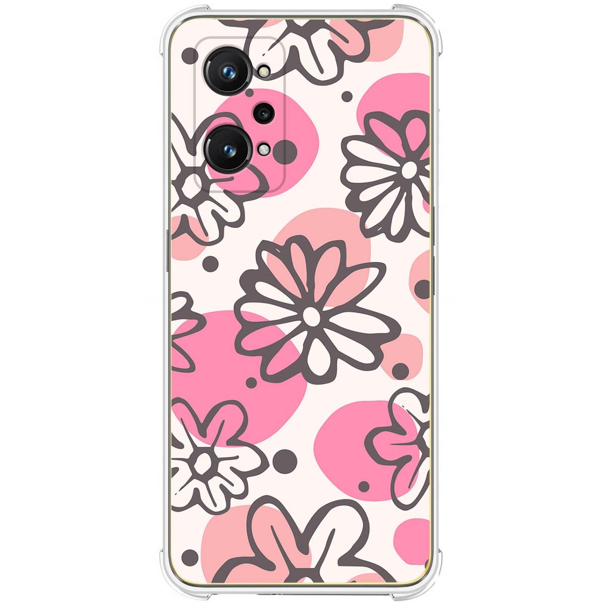 Funda Silicona Antigolpes para Realme GT Neo 3T 5G diseño Flores 09 Dibujos