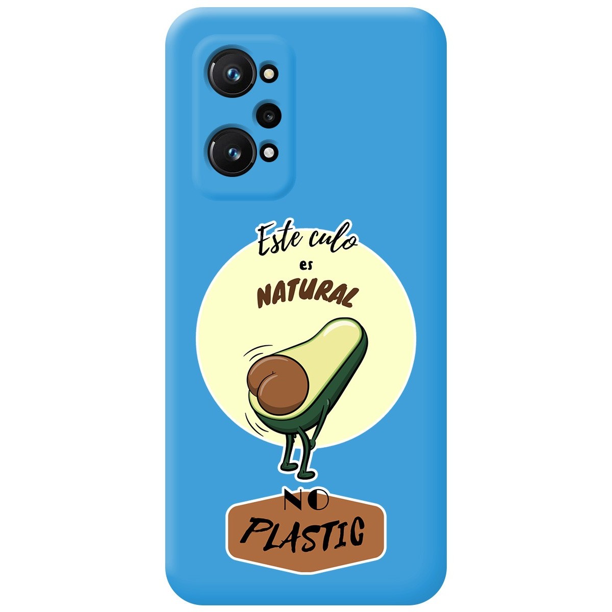 Funda Silicona Líquida Azul para Realme GT Neo 3T 5G diseño Culo Natural Dibujos