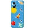 Funda Silicona Líquida Azul para Realme GT Neo 3T 5G diseño Espacio Dibujos