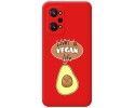 Funda Silicona Líquida Roja para Realme GT Neo 3T 5G diseño Vegan Life Dibujos