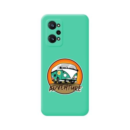 Funda Silicona Líquida Verde para Realme GT Neo 3T 5G diseño Adventure Dibujos