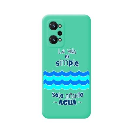 Funda Silicona Líquida Verde para Realme GT Neo 3T 5G diseño Agua Dibujos