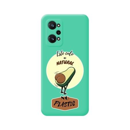 Funda Silicona Líquida Verde para Realme GT Neo 3T 5G diseño Culo Natural Dibujos