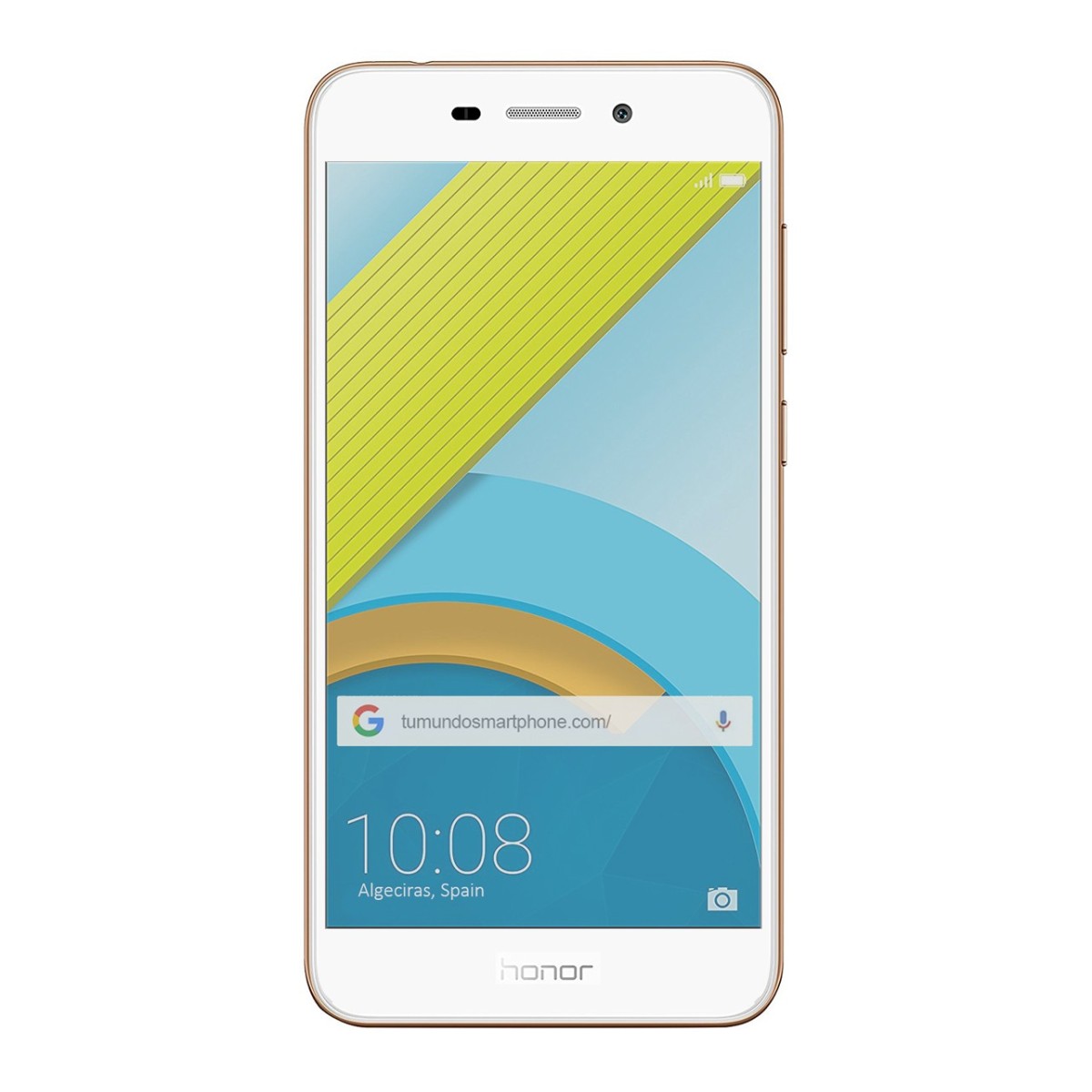 Protector Cristal Templado Frontal Completo Blanco para Huawei Honor 6C Pro Vidrio