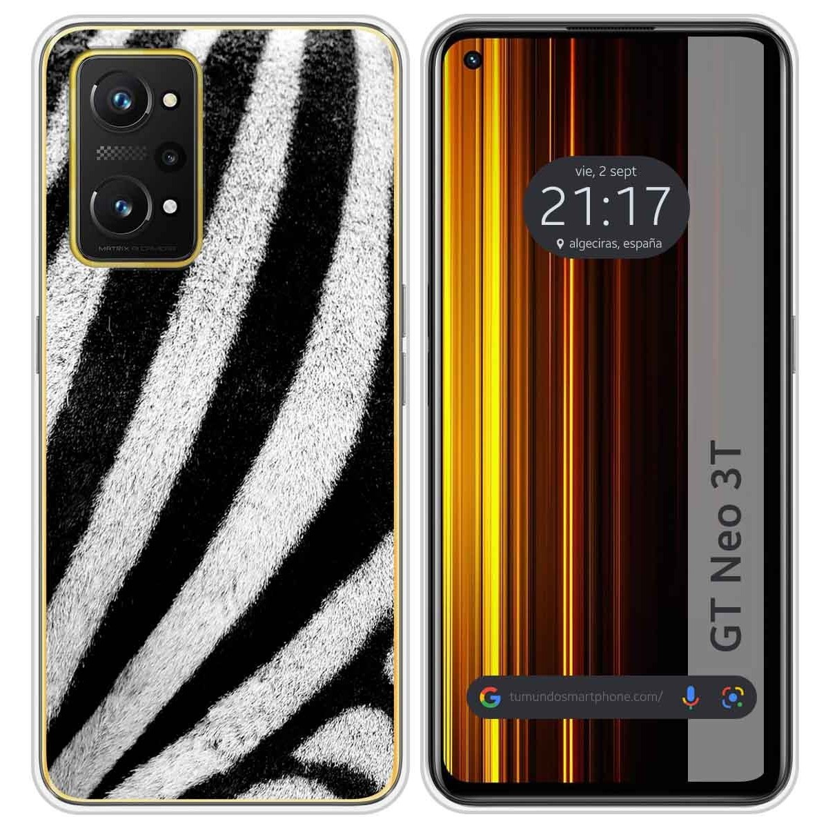 Funda Silicona para Realme GT Neo 3T 5G diseño Animal 02 Dibujos