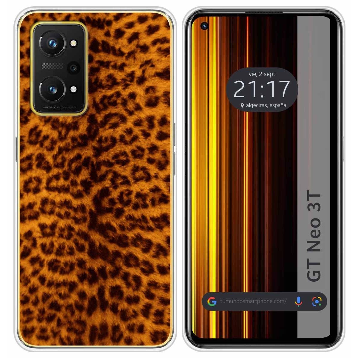 Funda Silicona para Realme GT Neo 3T 5G diseño Animal 03 Dibujos