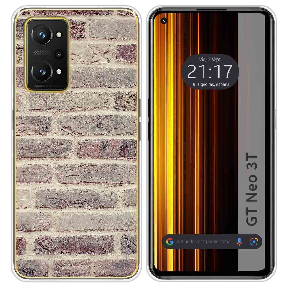 Funda Silicona para Realme GT Neo 3T 5G diseño Ladrillo 01 Dibujos