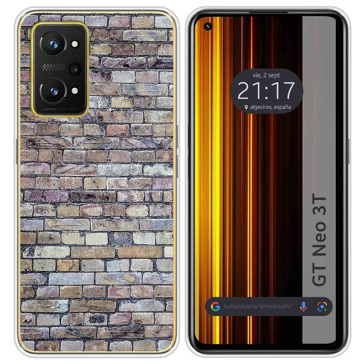 Funda Silicona para Realme GT Neo 3T 5G diseño Ladrillo 02 Dibujos