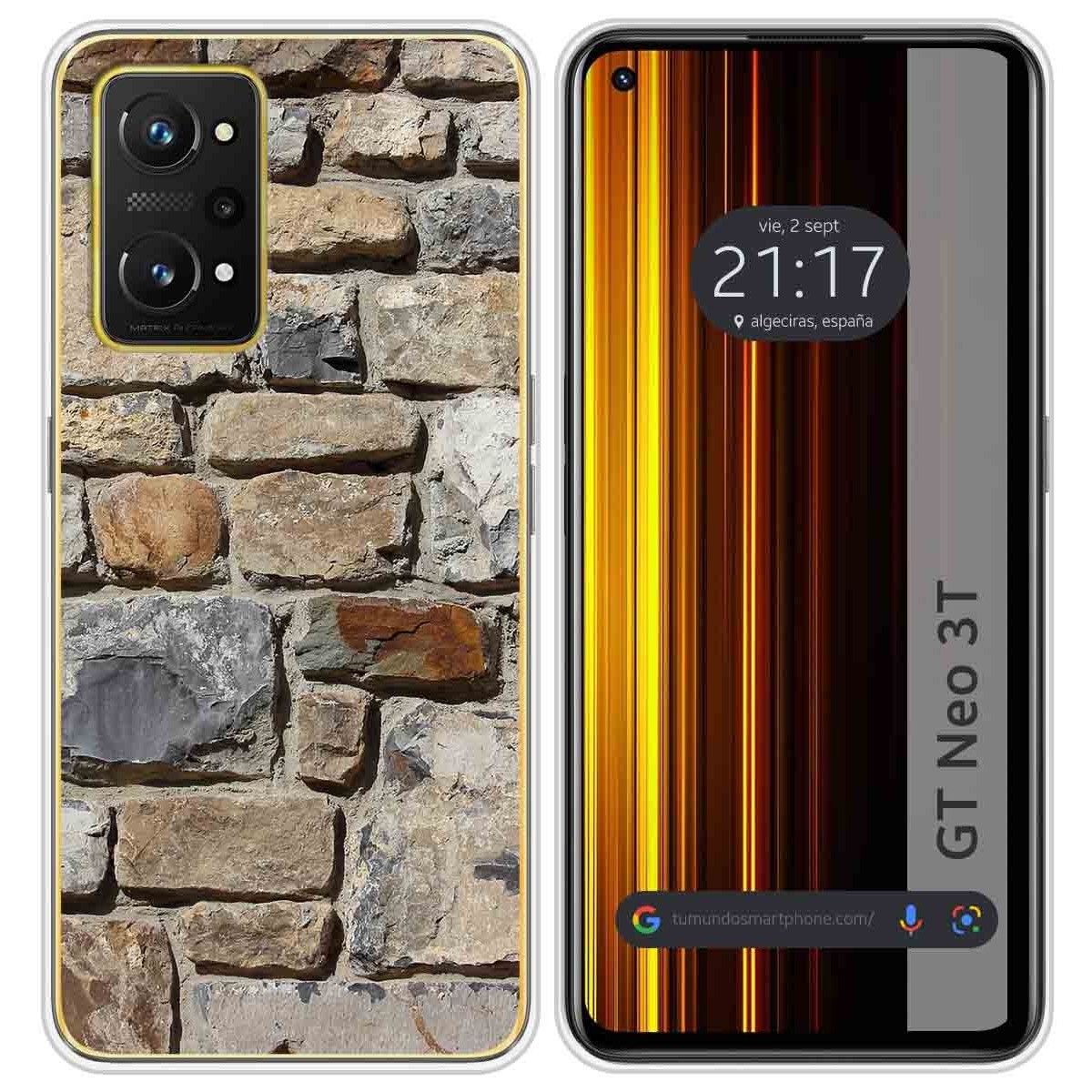 Funda Silicona para Realme GT Neo 3T 5G diseño Ladrillo 03 Dibujos