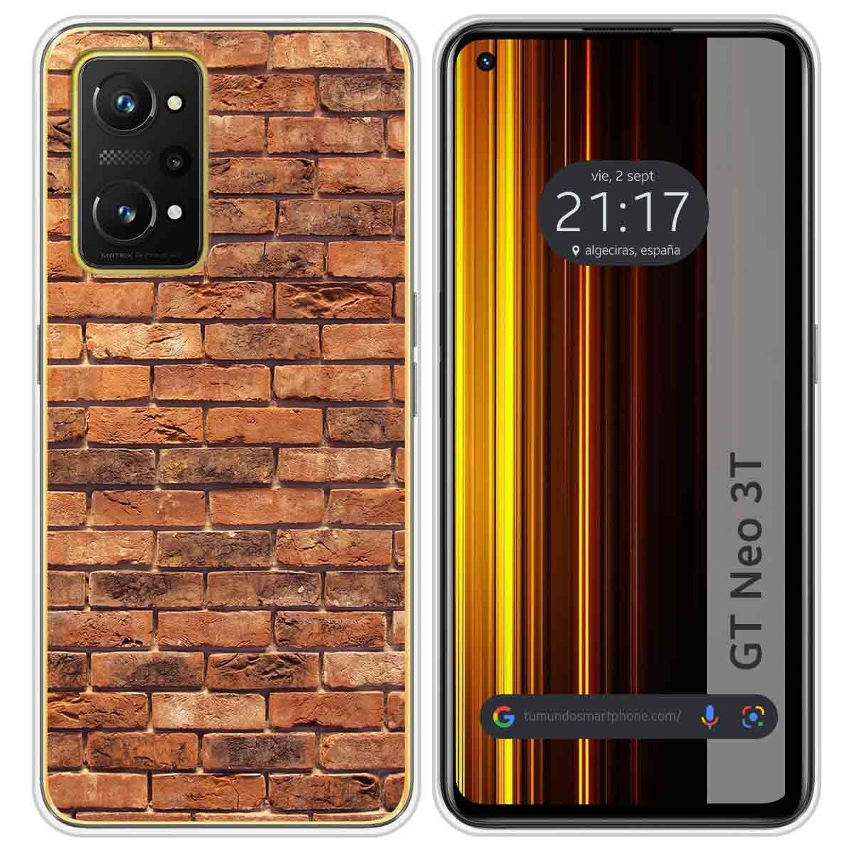 Funda Silicona para Realme GT Neo 3T 5G diseño Ladrillo 04 Dibujos