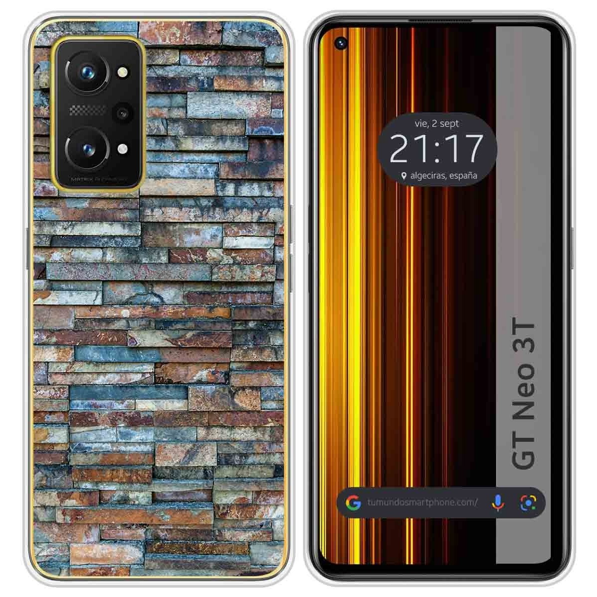 Funda Silicona para Realme GT Neo 3T 5G diseño Ladrillo 05 Dibujos