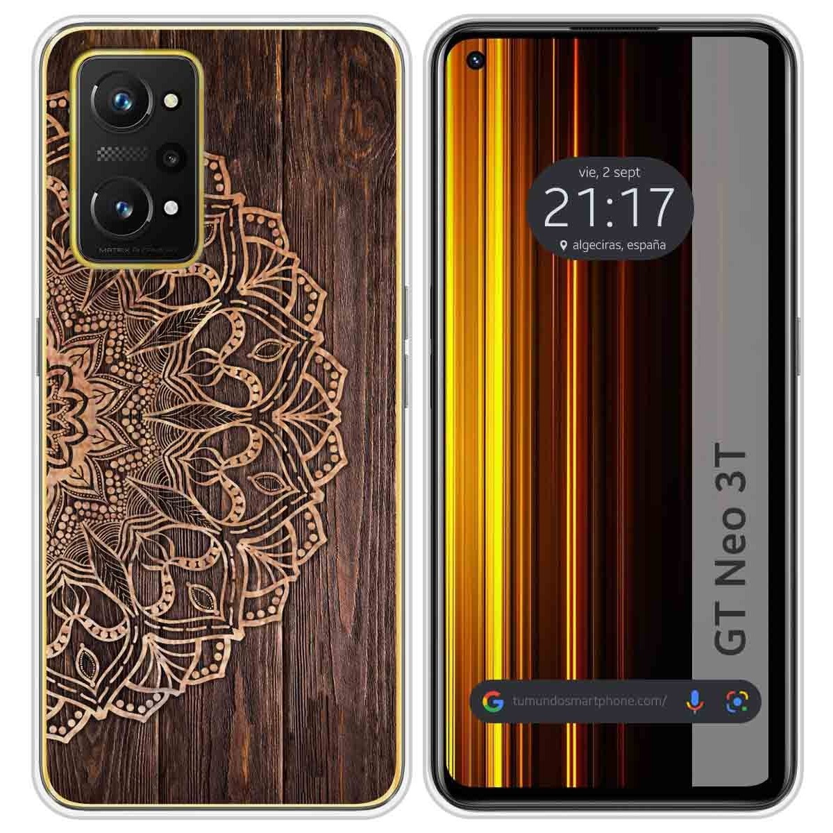 Funda Silicona para Realme GT Neo 3T 5G diseño Madera 06 Dibujos