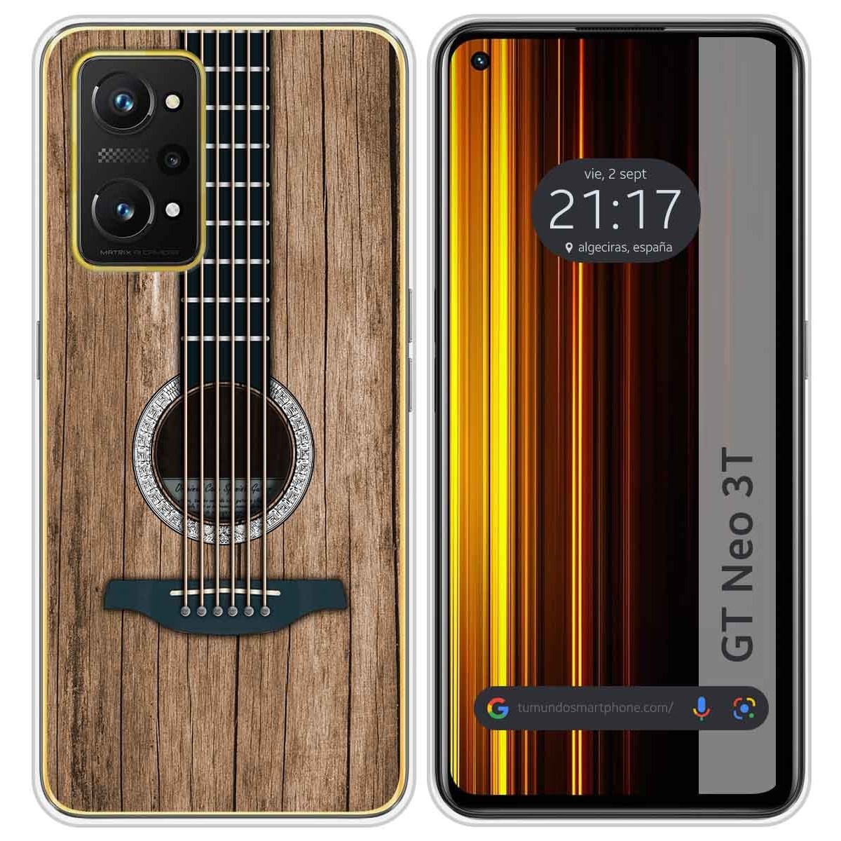 Funda Silicona para Realme GT Neo 3T 5G diseño Madera 11 Dibujos