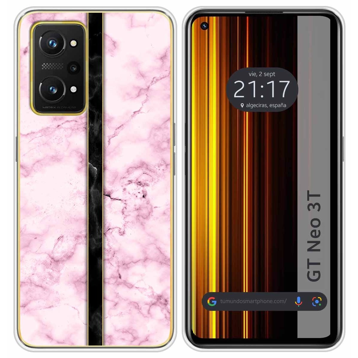 Funda Silicona para Realme GT Neo 3T 5G diseño Mármol 04 Dibujos