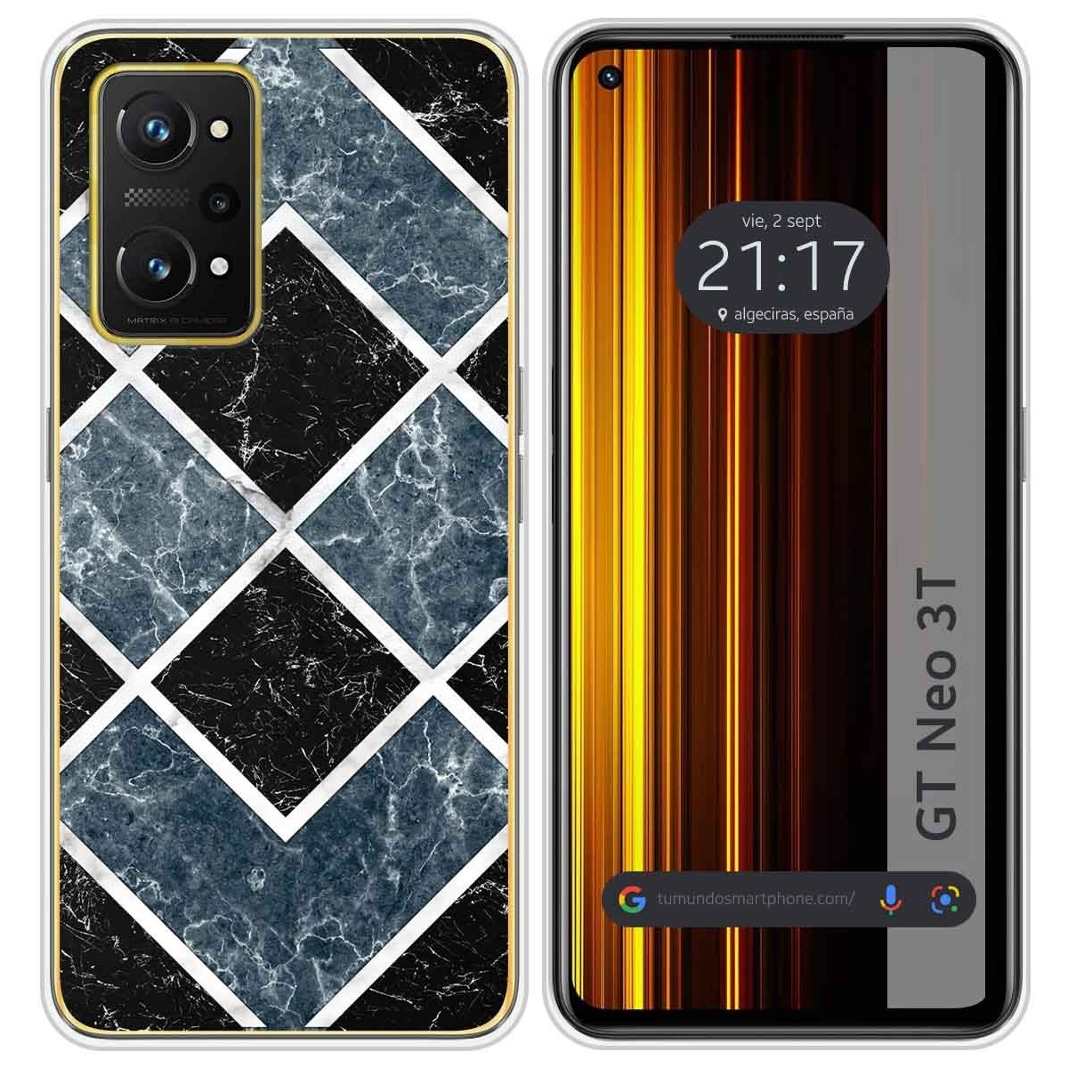Funda Silicona para Realme GT Neo 3T 5G diseño Mármol 06 Dibujos
