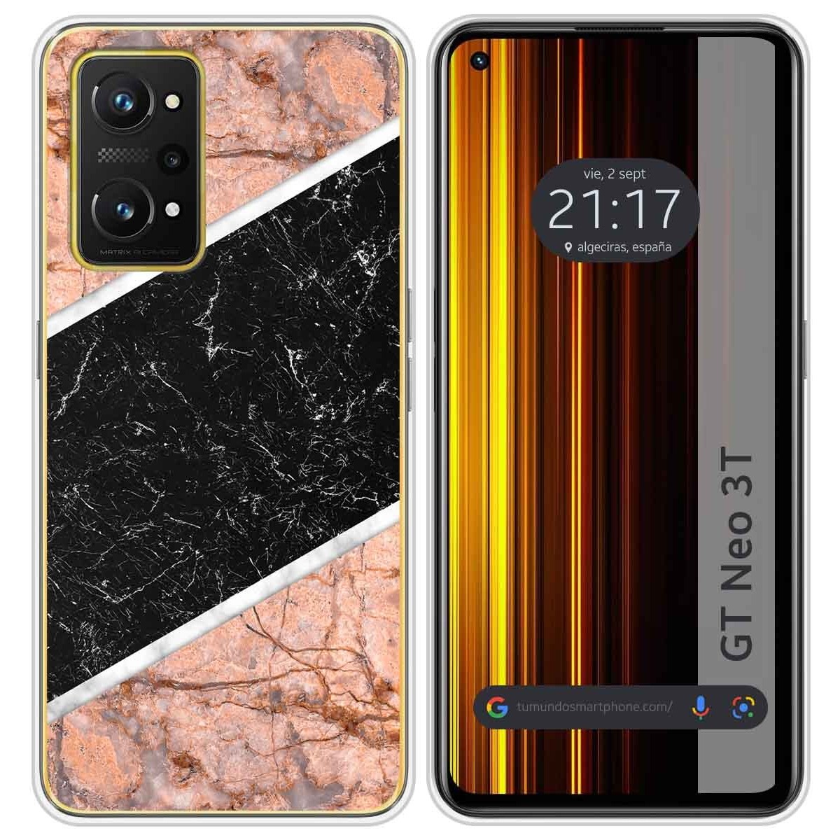 Funda Silicona para Realme GT Neo 3T 5G diseño Mármol 07 Dibujos