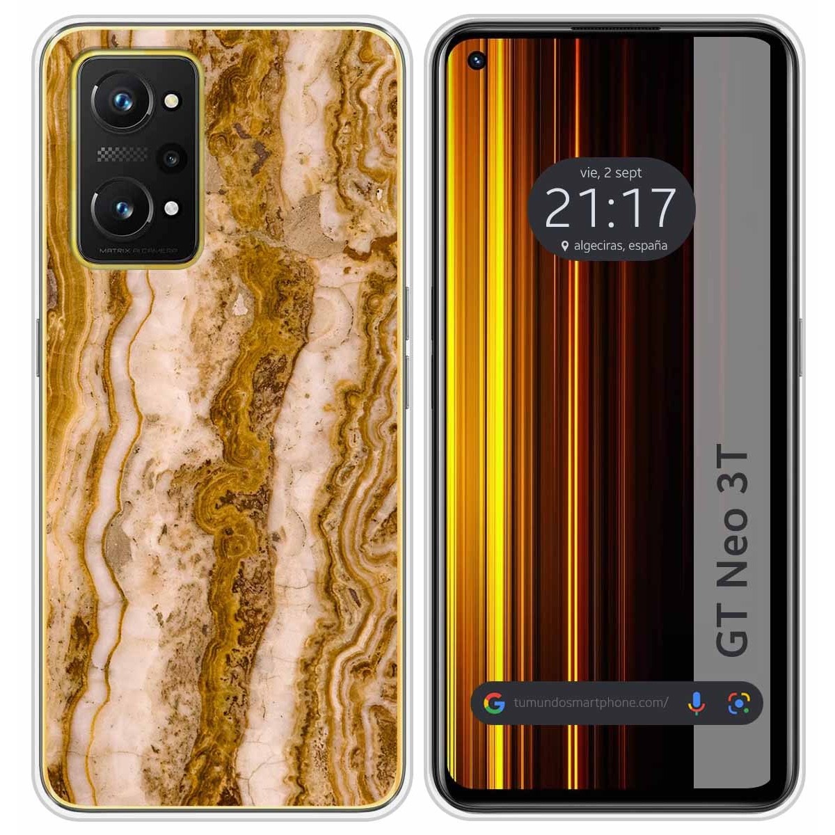 Funda Silicona para Realme GT Neo 3T 5G diseño Mármol 10 Dibujos