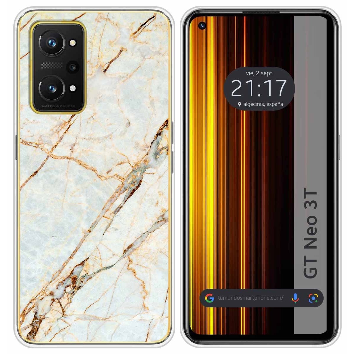 Funda Silicona para Realme GT Neo 3T 5G diseño Mármol 13 Dibujos