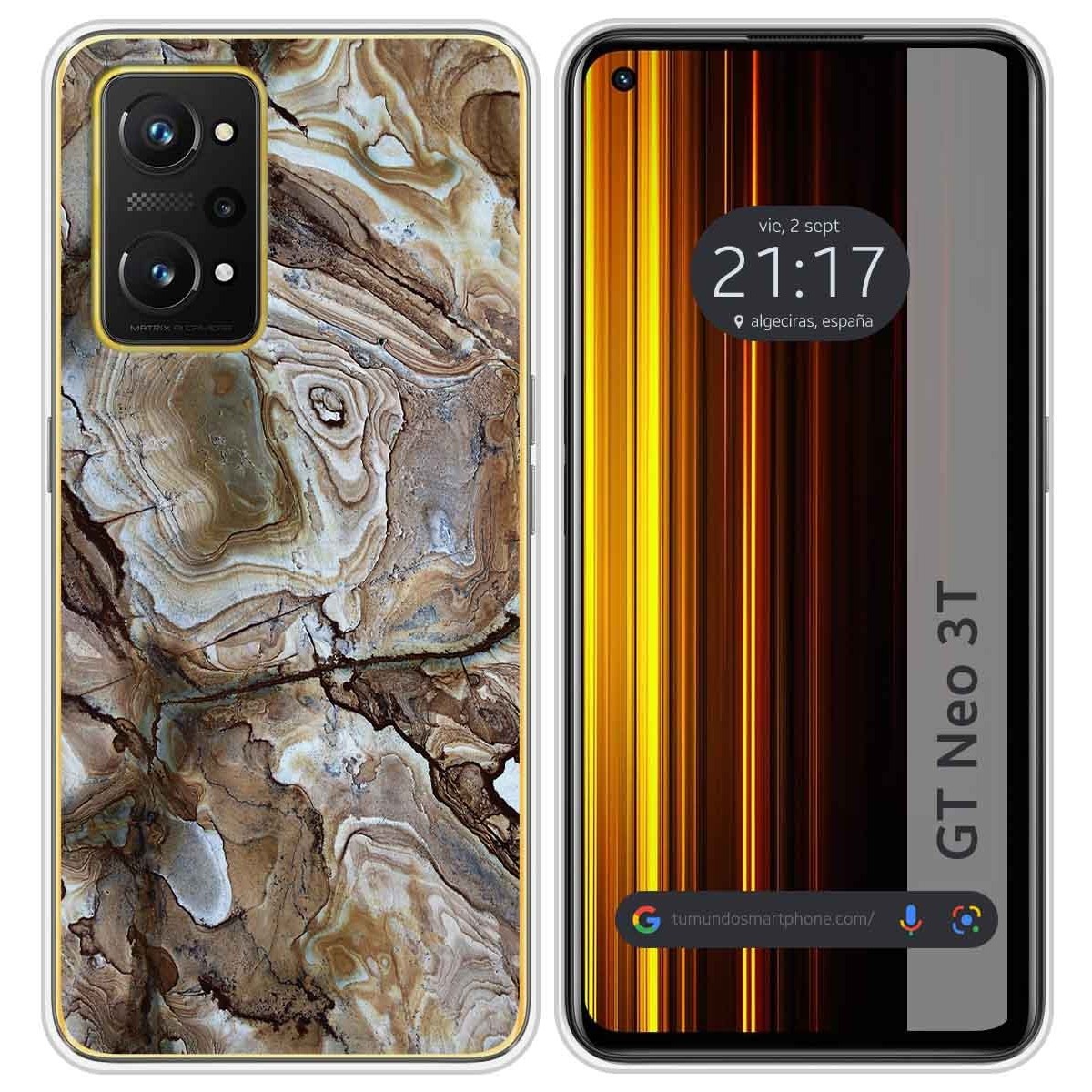Funda Silicona para Realme GT Neo 3T 5G diseño Mármol 14 Dibujos