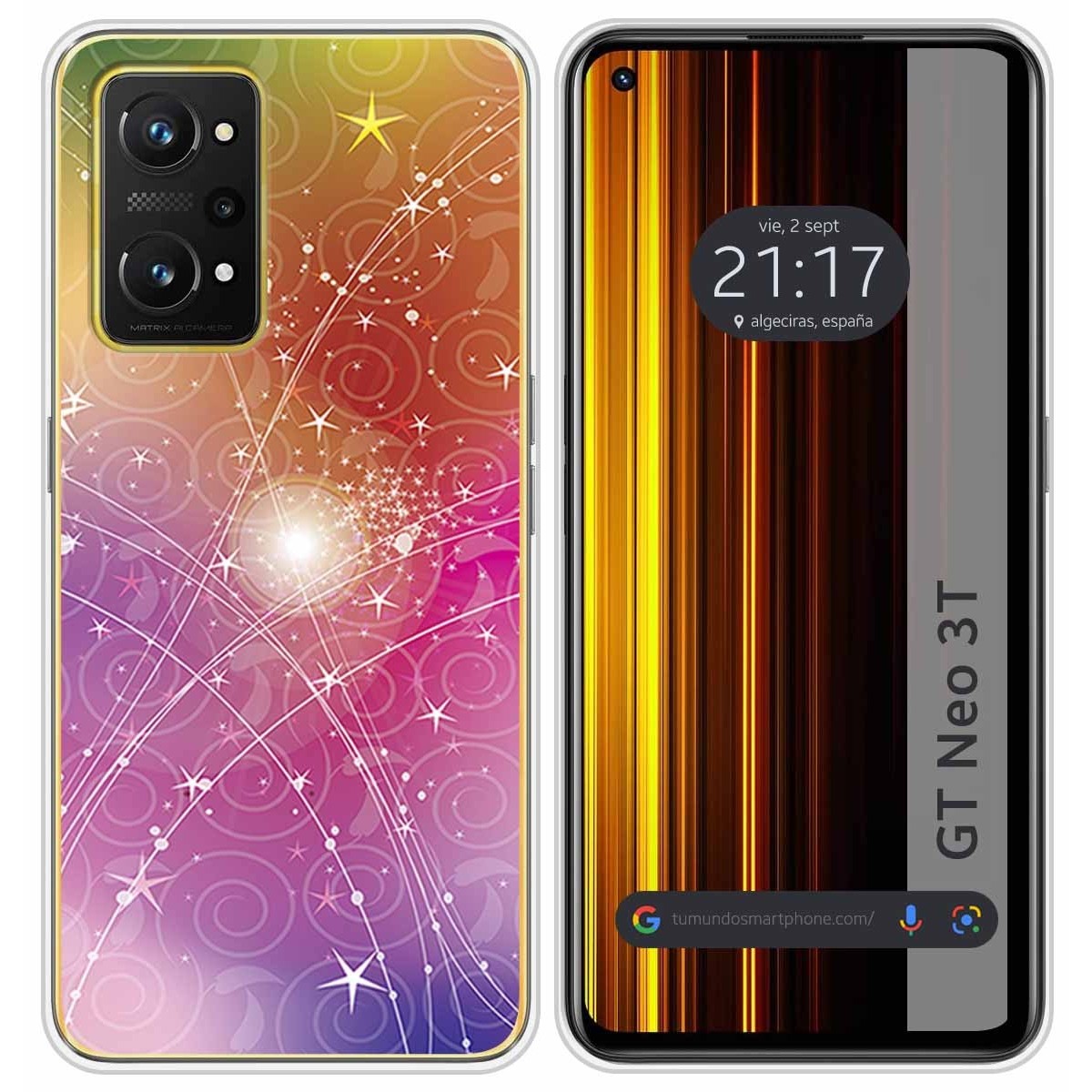 Funda Silicona para Realme GT Neo 3T 5G diseño Abstracto Dibujos
