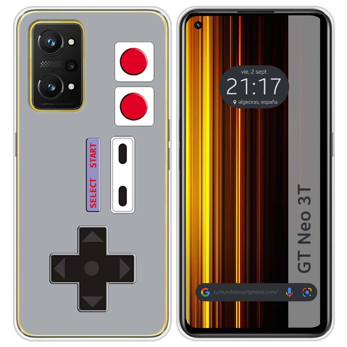 Funda Silicona para Realme GT Neo 3T 5G diseño Consola Dibujos