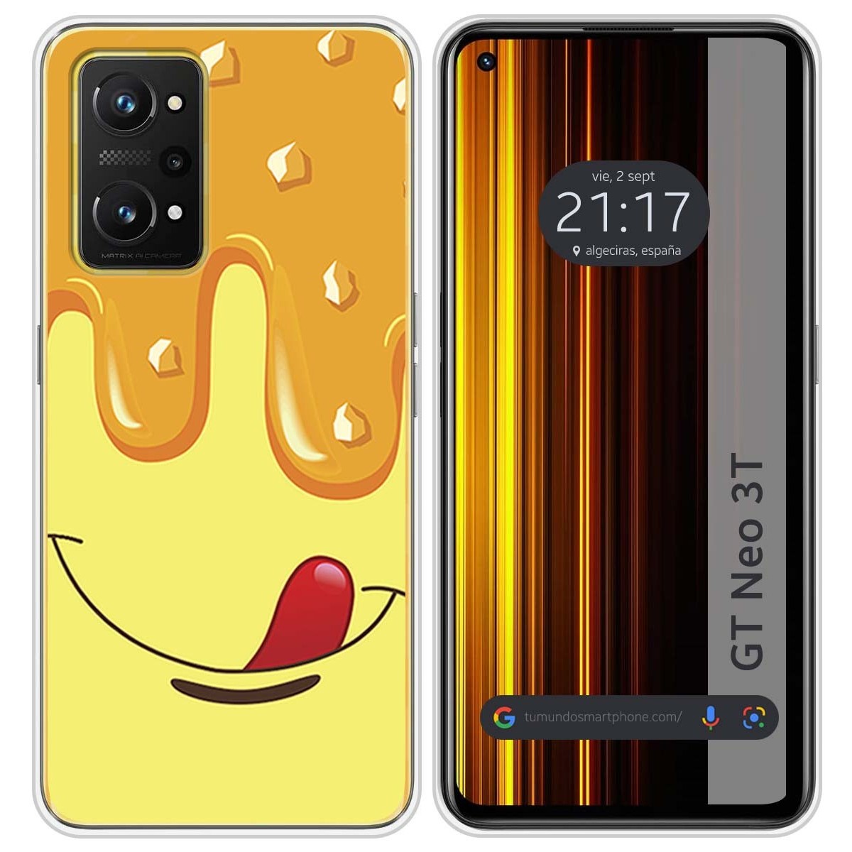Funda Silicona para Realme GT Neo 3T 5G diseño Helado Vainilla Dibujos