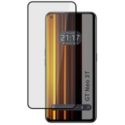 Protector Cristal Templado Completo 5D Full Glue Negro para Realme GT Neo 3T 5G Vidrio