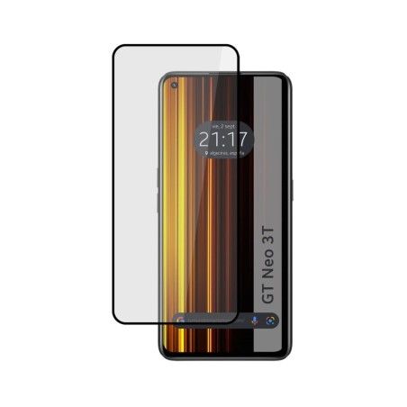 Protector Cristal Templado Completo 5D Full Glue Negro para Realme GT Neo 3T 5G Vidrio