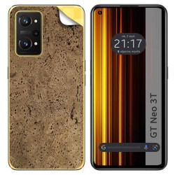 Pegatina Vinilo Autoadhesiva Textura Corcho para Realme GT Neo 3T 5G