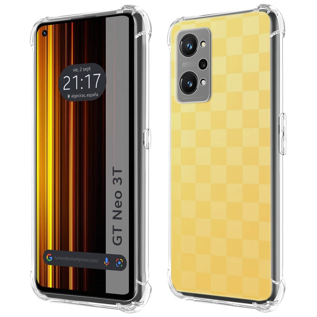 Funda Silicona Antigolpes Transparente para Realme GT Neo 3T 5G