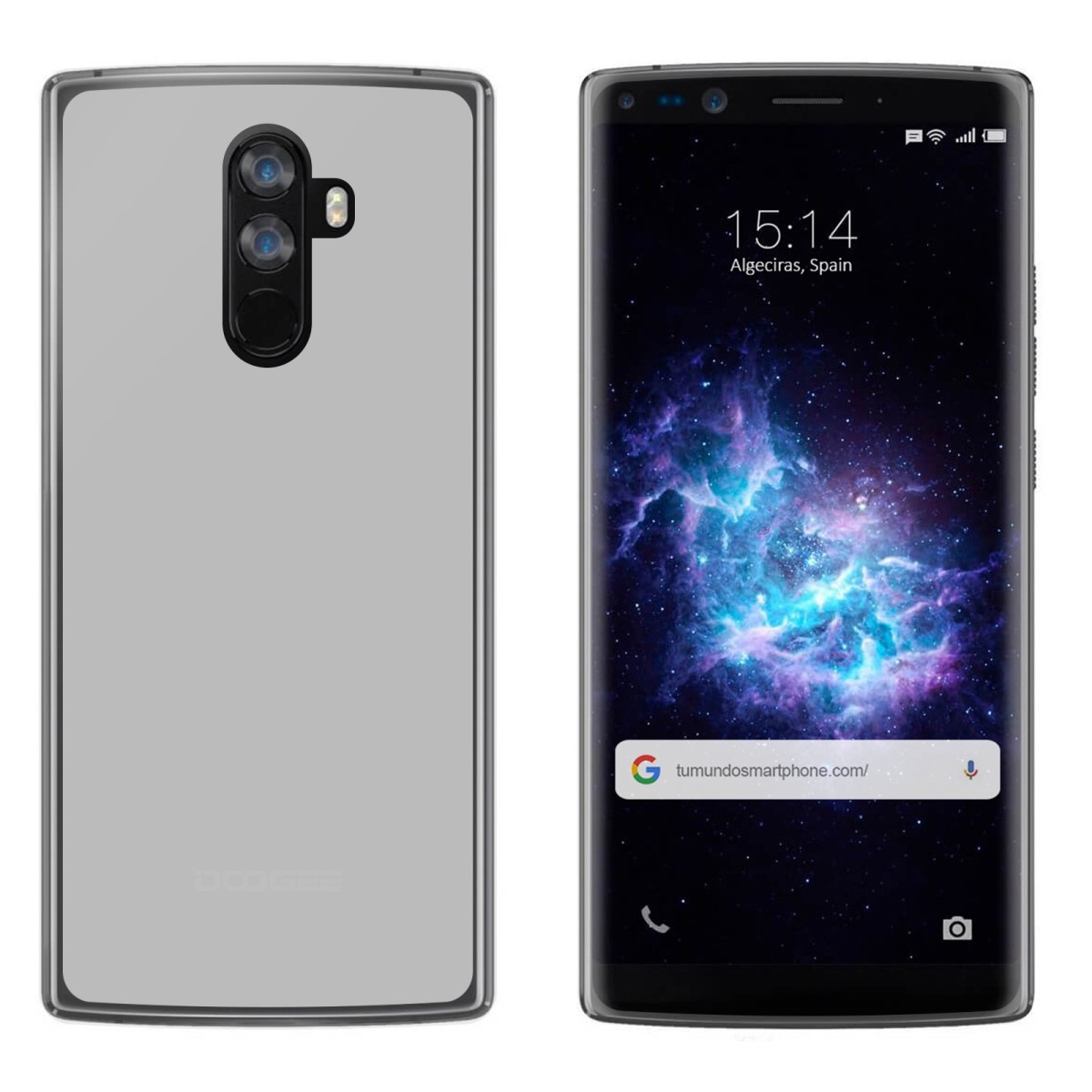 Funda Gel Tpu para Doogee Mix 2 Color Transparente