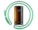 Funda Colgante Transparente para Realme GT Neo 3T 5G con Cordon Verde Agua
