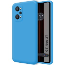 Funda Silicona Líquida Ultra Suave para Realme GT Neo 3T 5G Color Azul