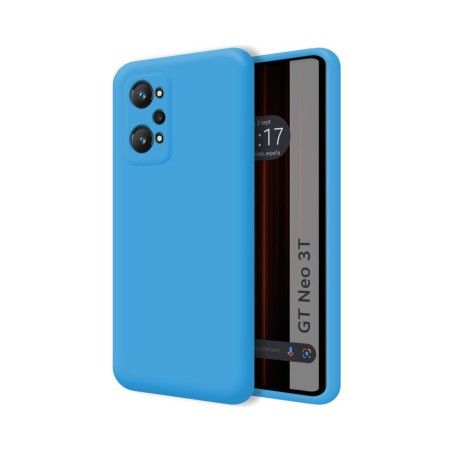 Funda Silicona Líquida Ultra Suave para Realme GT Neo 3T 5G Color Azul