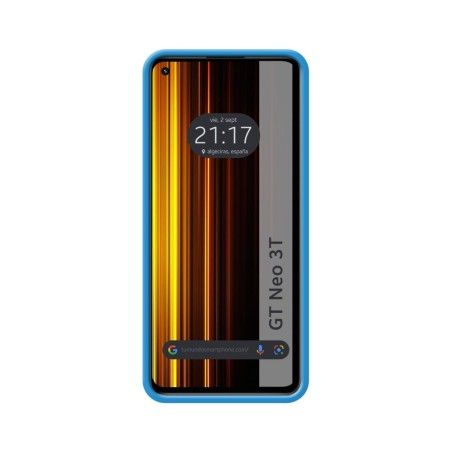 Funda Silicona Líquida Ultra Suave para Realme GT Neo 3T 5G Color Azul