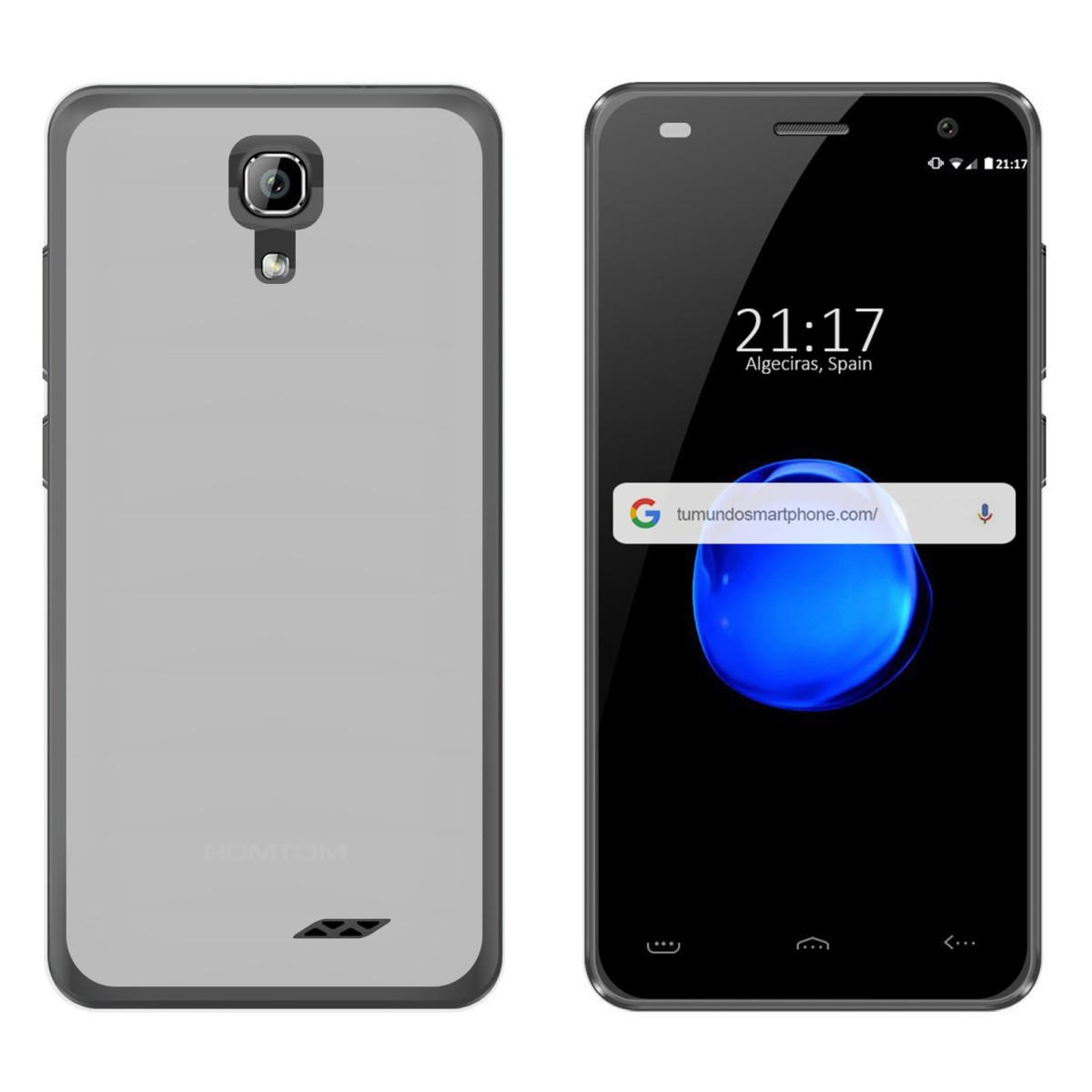 Funda Gel Tpu para Homtom HT26 Color Transparente