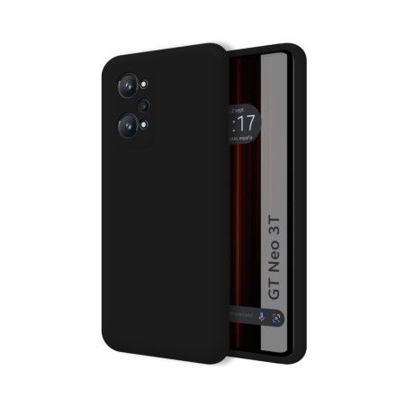 Funda Silicona Líquida Ultra Suave para Realme GT Neo 3T 5G Color Negra
