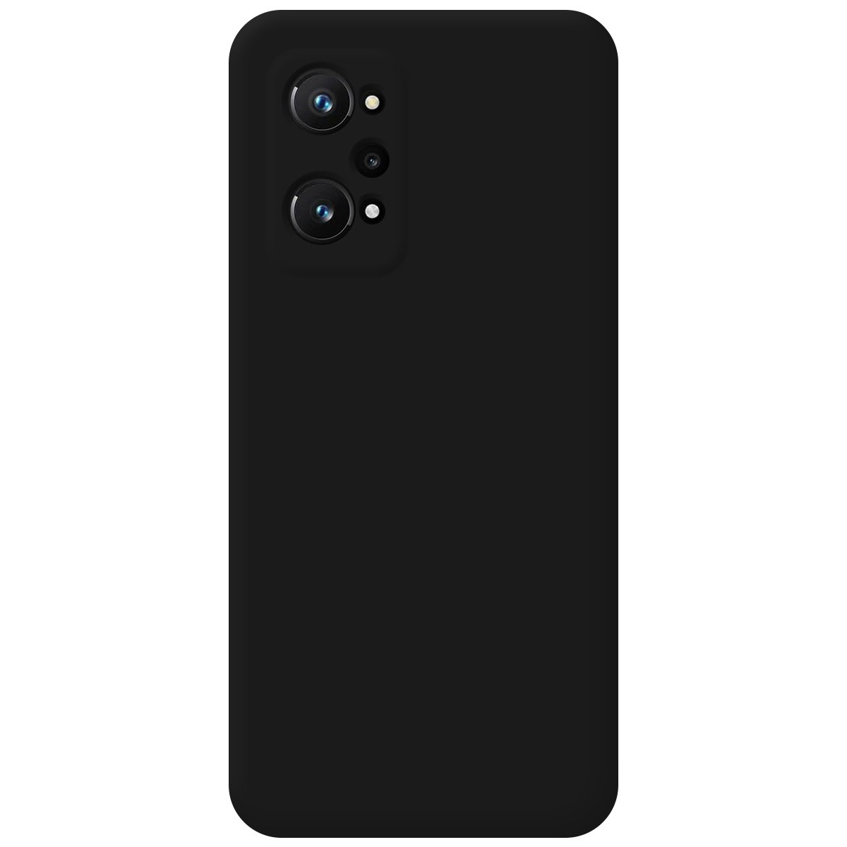 Funda Silicona Líquida Ultra Suave para Realme GT Neo 3T 5G Color Negra