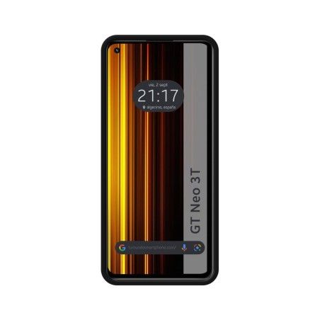 Funda Silicona Líquida Ultra Suave para Realme GT Neo 3T 5G Color Negra